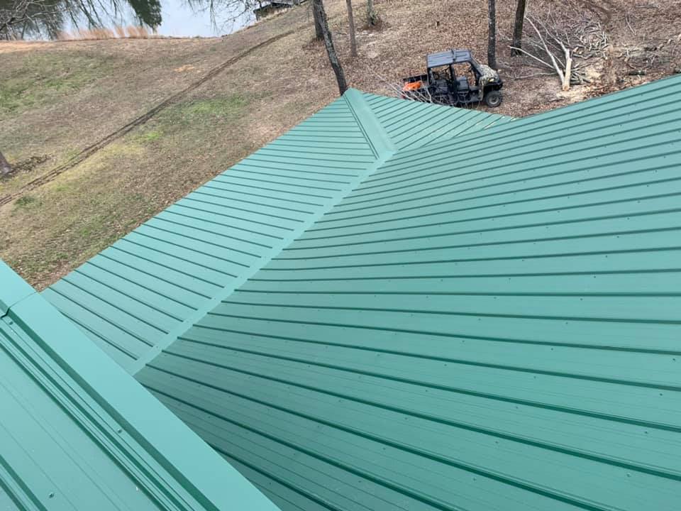 top view of green roof