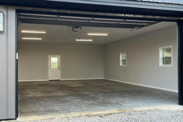 garage on custom home