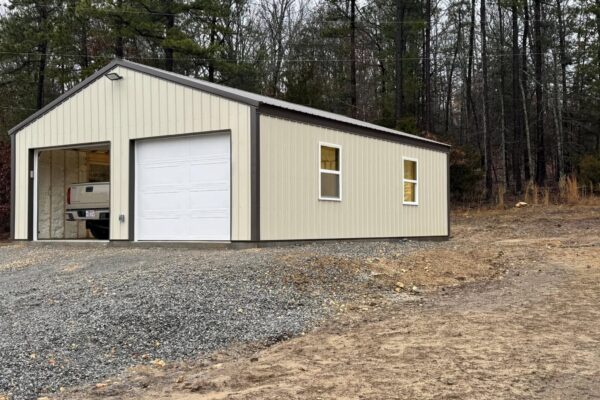 metal detached garage
